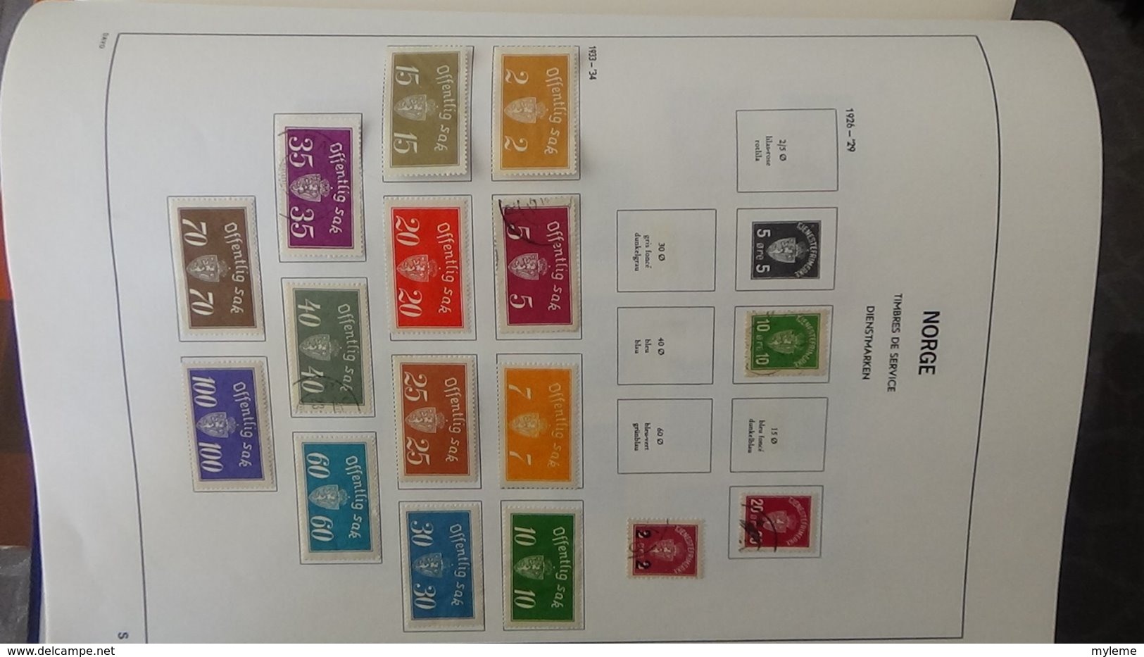 Collection timbres de NORVEGE  Idéal pour thématiques A saisir !!!