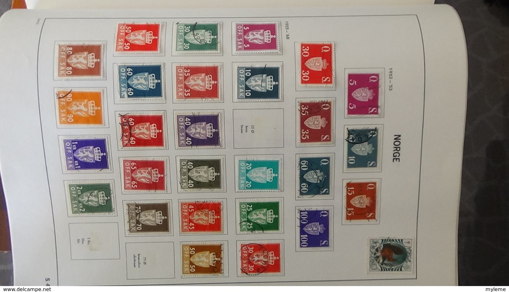 Collection timbres de NORVEGE  Idéal pour thématiques A saisir !!!