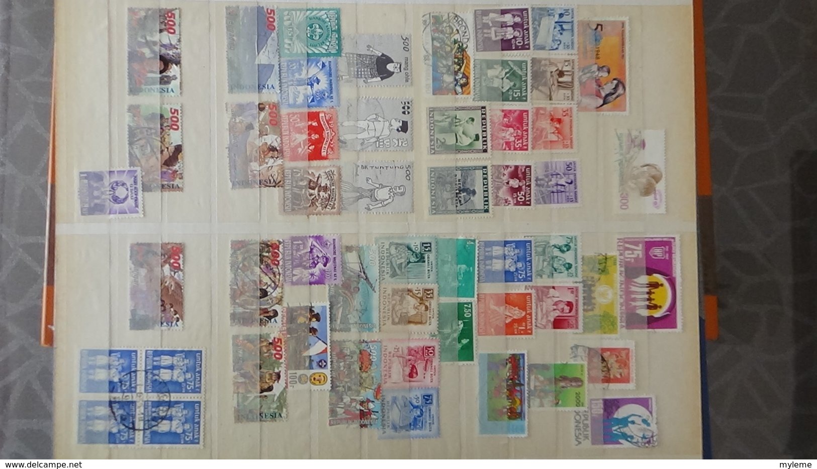 Collection timbres d'INDONESIE Idéal pour thématiques A saisir !!!