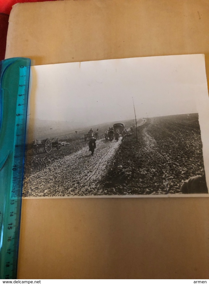 Photo  Guerre Militaire 14 -18 / Route De Bras à Douaumont 1916 - Guerre, Militaire