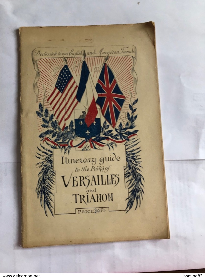 Itinérant Guide To Thé Parks Of Versailles And Trianon( Livre De 15 Pages De 13,5 Cm Sur 21cm) - Cultura