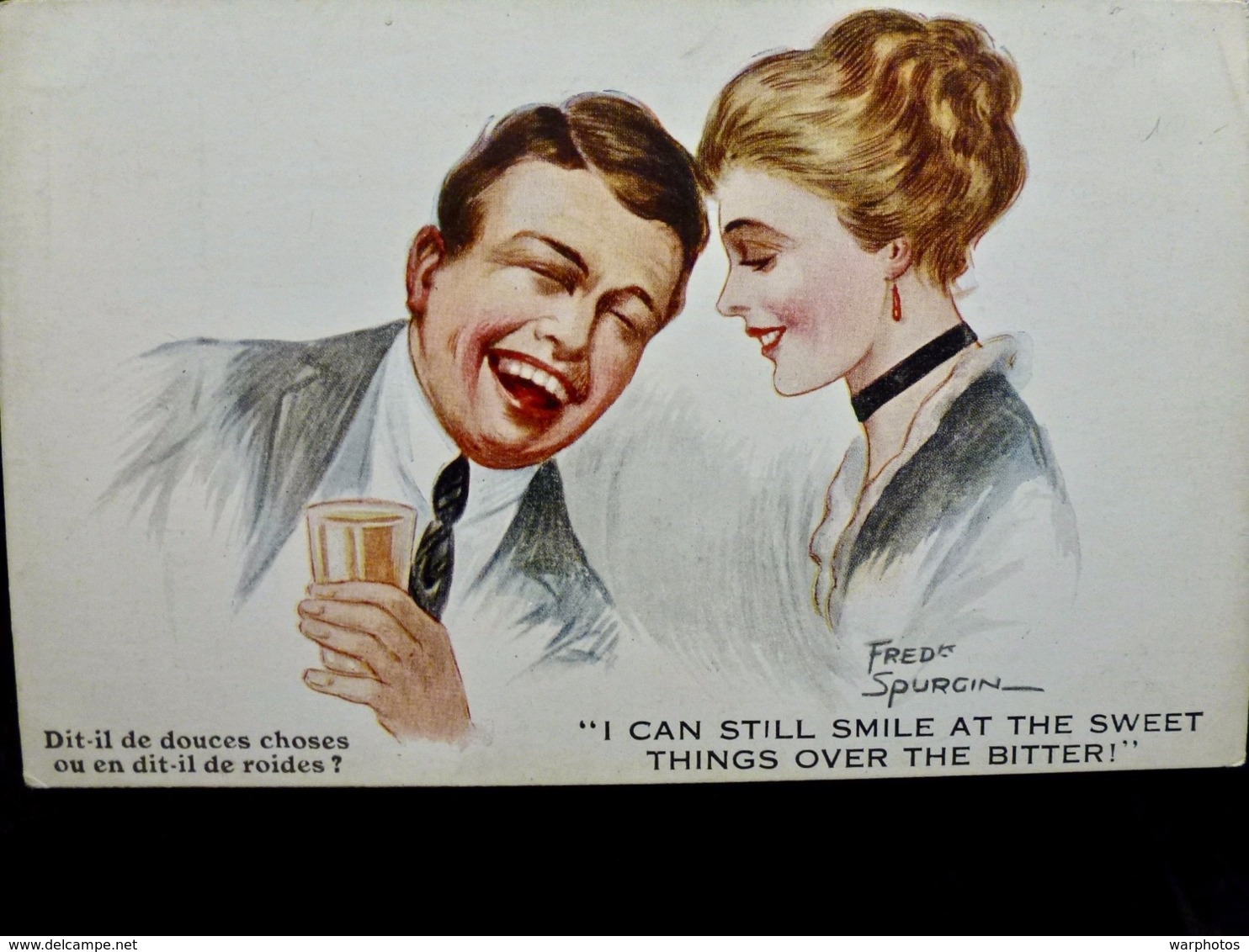 CARTE POSTALE _ CPA VINTAGE : Illustration SPURGIN _ COUPLE    // CPA.FTS.276.13.S4 - Spurgin, Fred