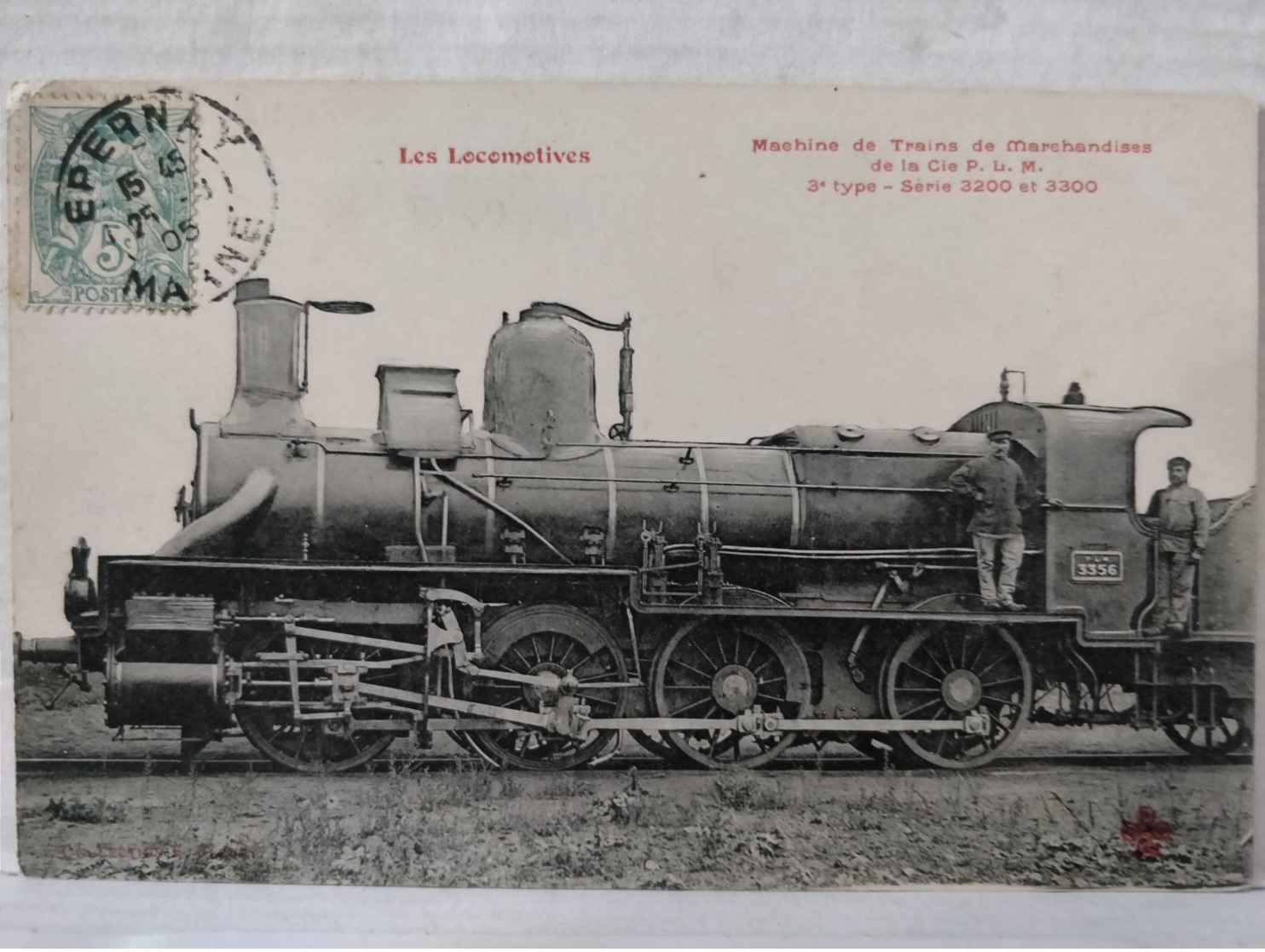 Locomotives. Machine De Trains De Marchandises De La Cie P.L.M. Série 3200 Et 3300 - Trenes