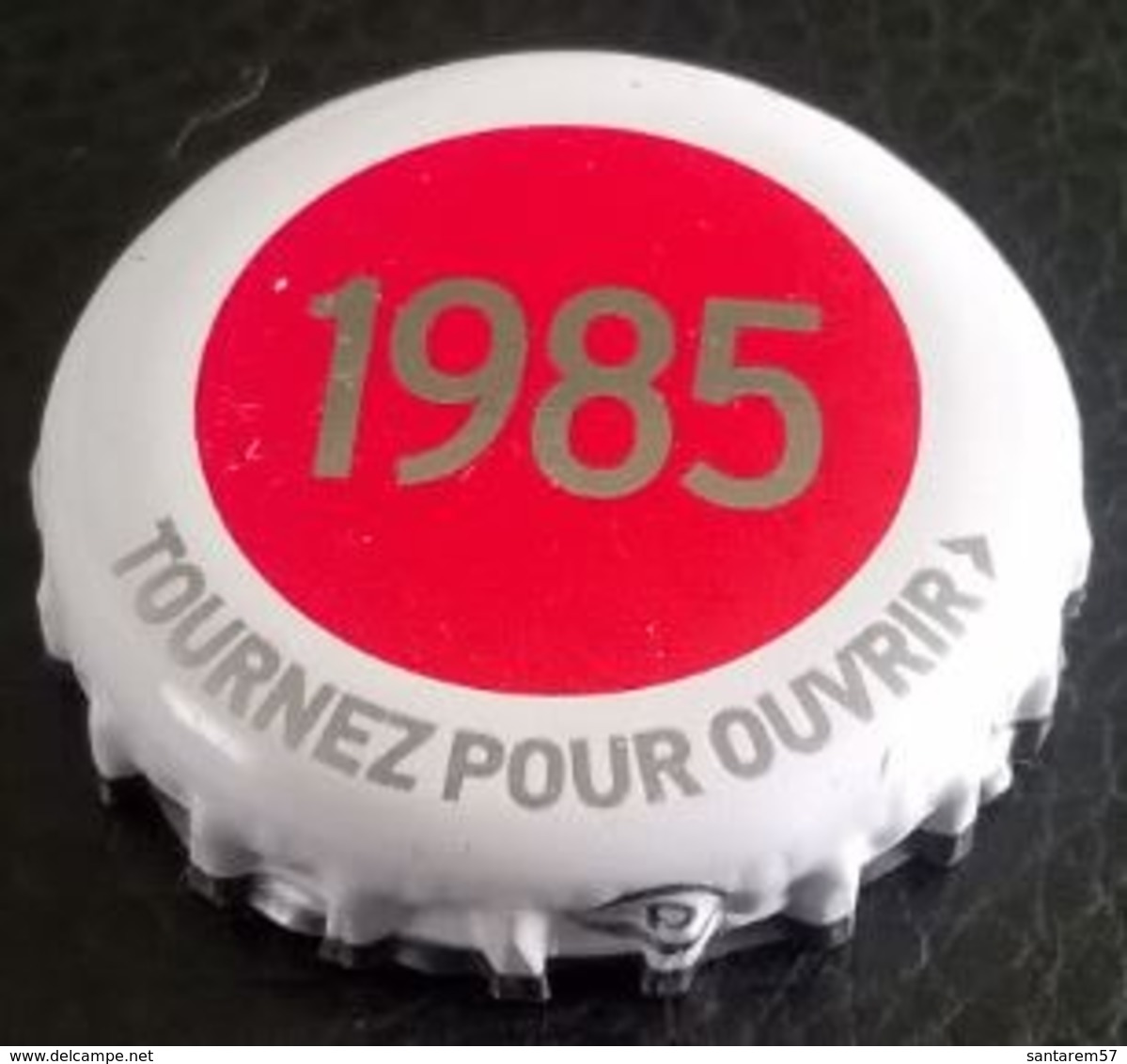 France Capsule Bière Crown Cap Beer Kronenbourg Les Années Qui Comptent 1985 - Bière