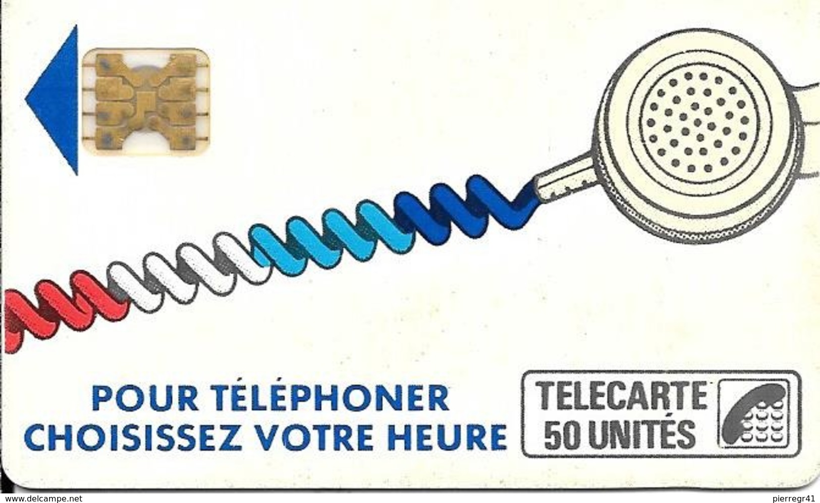 CARTE-PUBLIC-Ko58-690-50U-SC4On-S/E-SERIGRAPHIE- -Puce 7-4 Stylet/2 Impact-CORDON BLANC--Série-N°712023-Utilisé-TBE - Cordons'