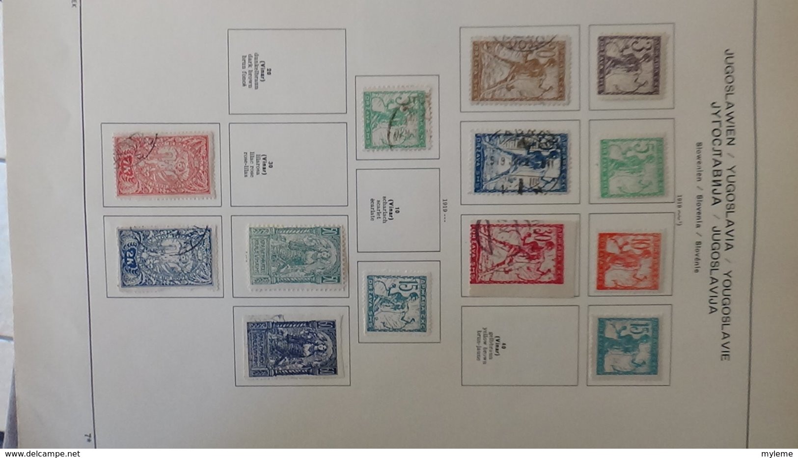 Collection timbres de YOUGOSLAVIE Idéal pour thématiques A saisir !!!