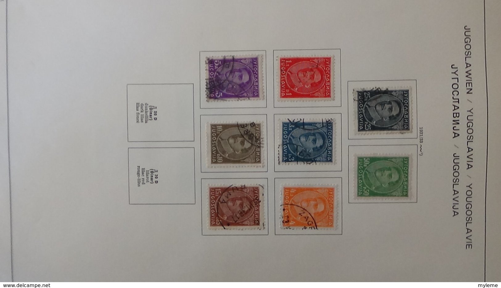 Collection timbres de YOUGOSLAVIE Idéal pour thématiques A saisir !!!