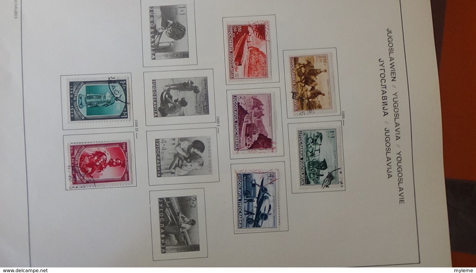 Collection timbres de YOUGOSLAVIE Idéal pour thématiques A saisir !!!