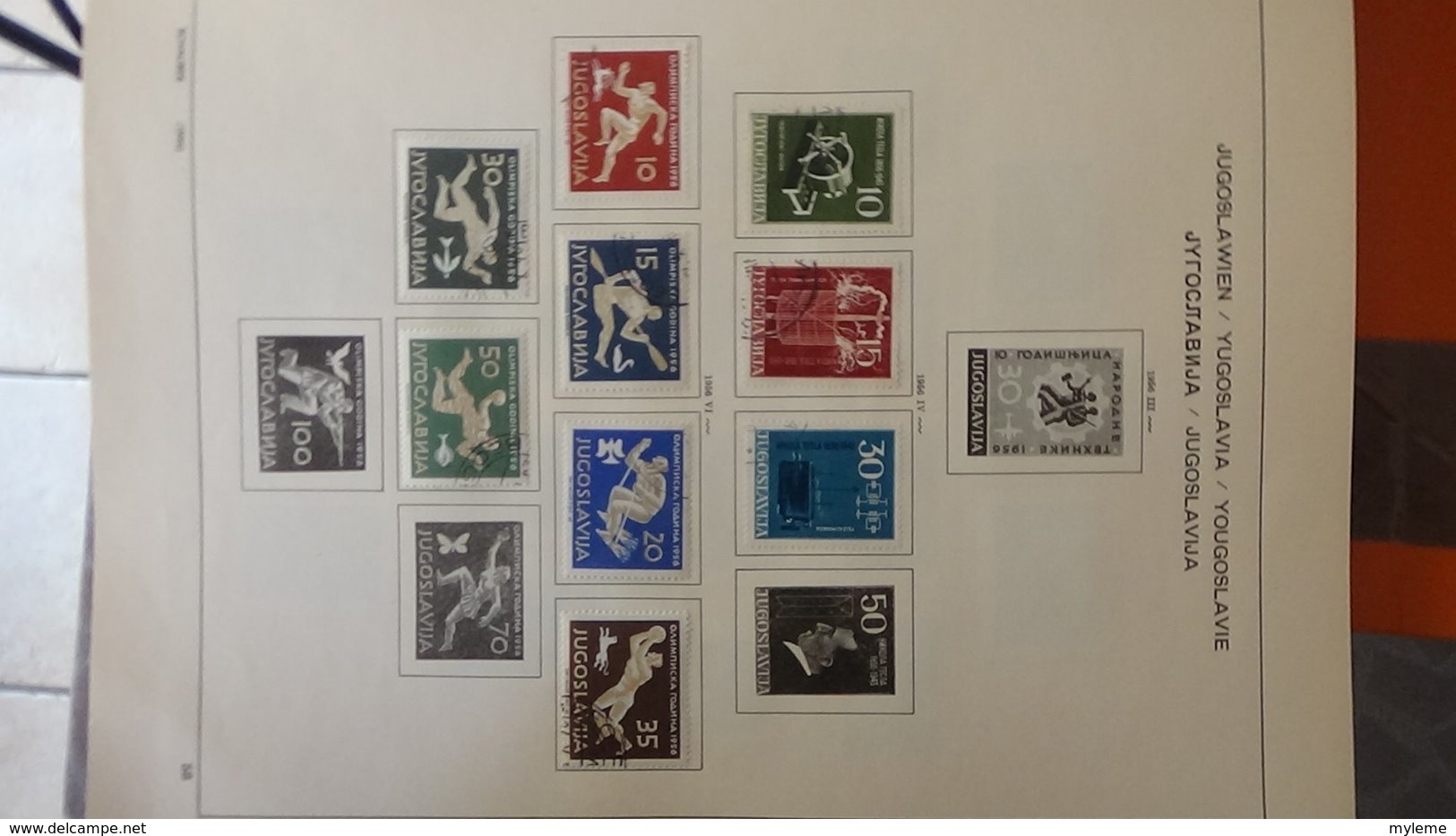 Collection timbres de YOUGOSLAVIE Idéal pour thématiques A saisir !!!