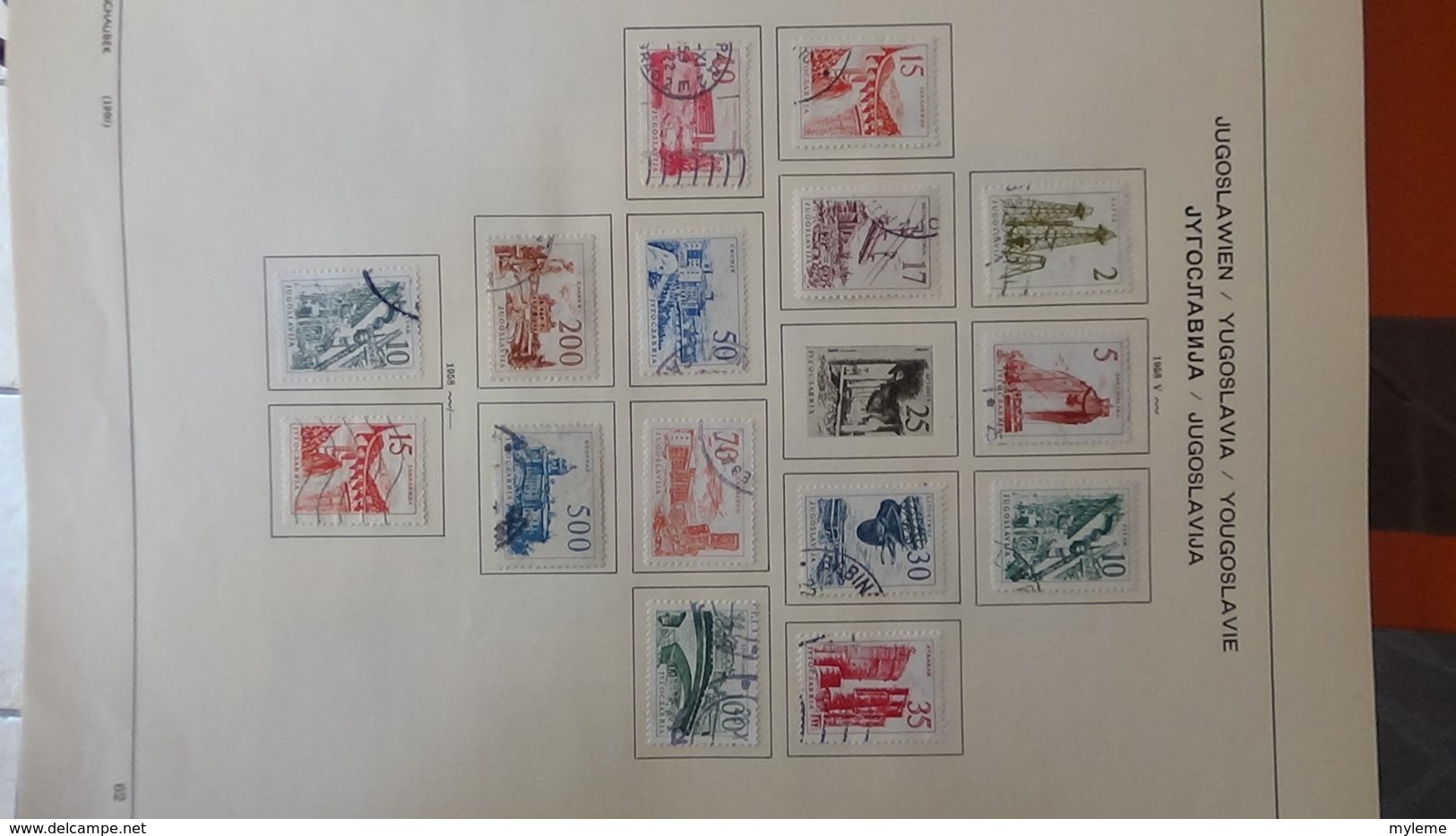 Collection timbres de YOUGOSLAVIE Idéal pour thématiques A saisir !!!