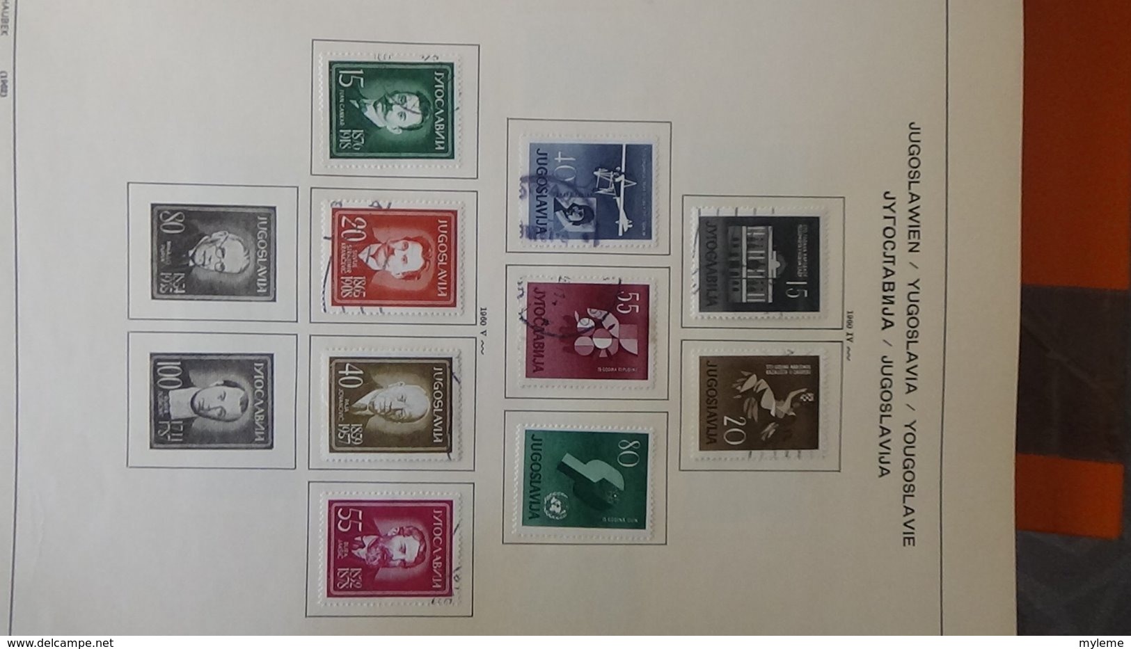 Collection timbres de YOUGOSLAVIE Idéal pour thématiques A saisir !!!