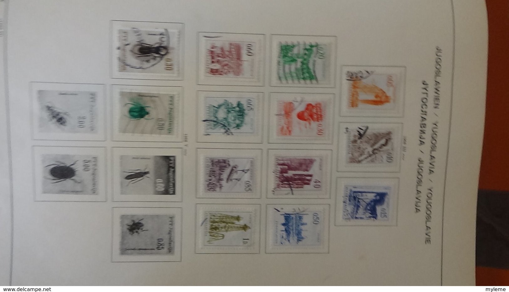 Collection timbres de YOUGOSLAVIE Idéal pour thématiques A saisir !!!