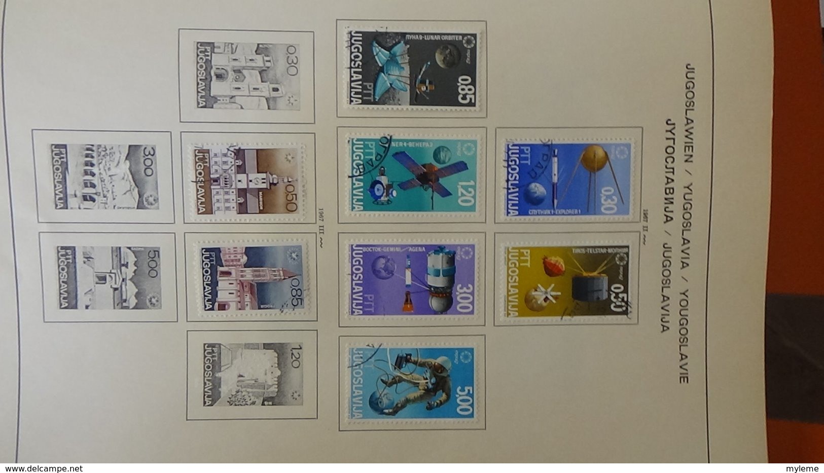 Collection timbres de YOUGOSLAVIE Idéal pour thématiques A saisir !!!