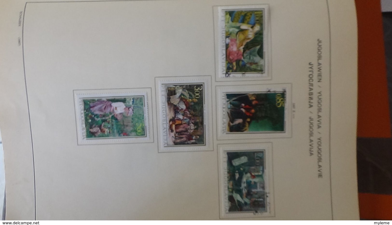 Collection timbres de YOUGOSLAVIE Idéal pour thématiques A saisir !!!