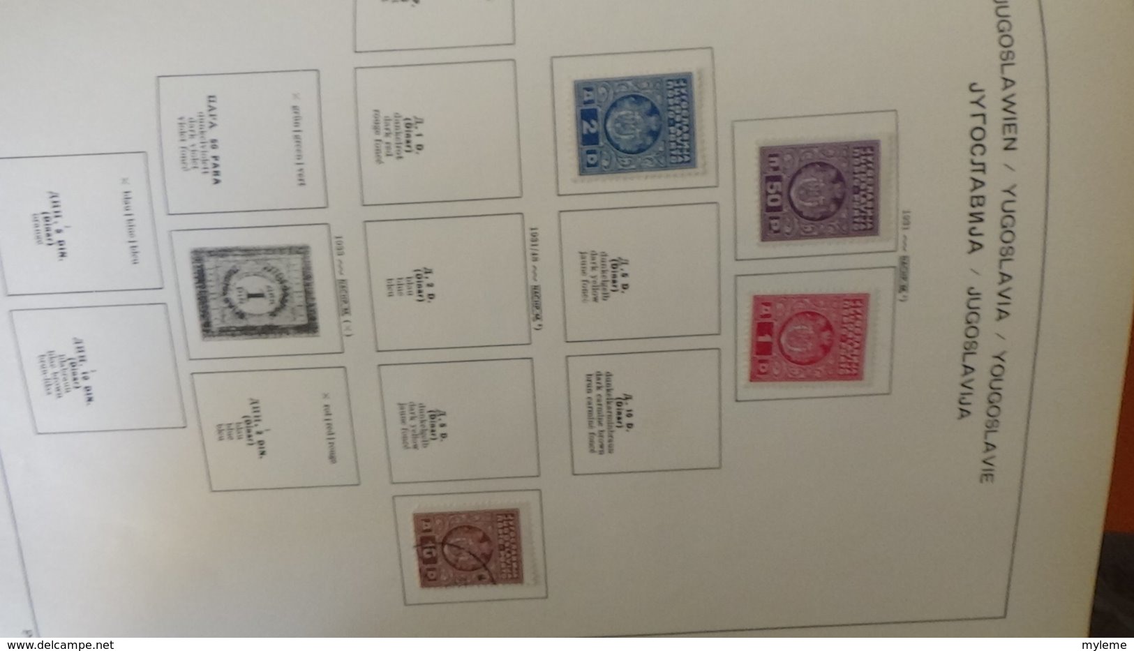 Collection timbres de YOUGOSLAVIE Idéal pour thématiques A saisir !!!