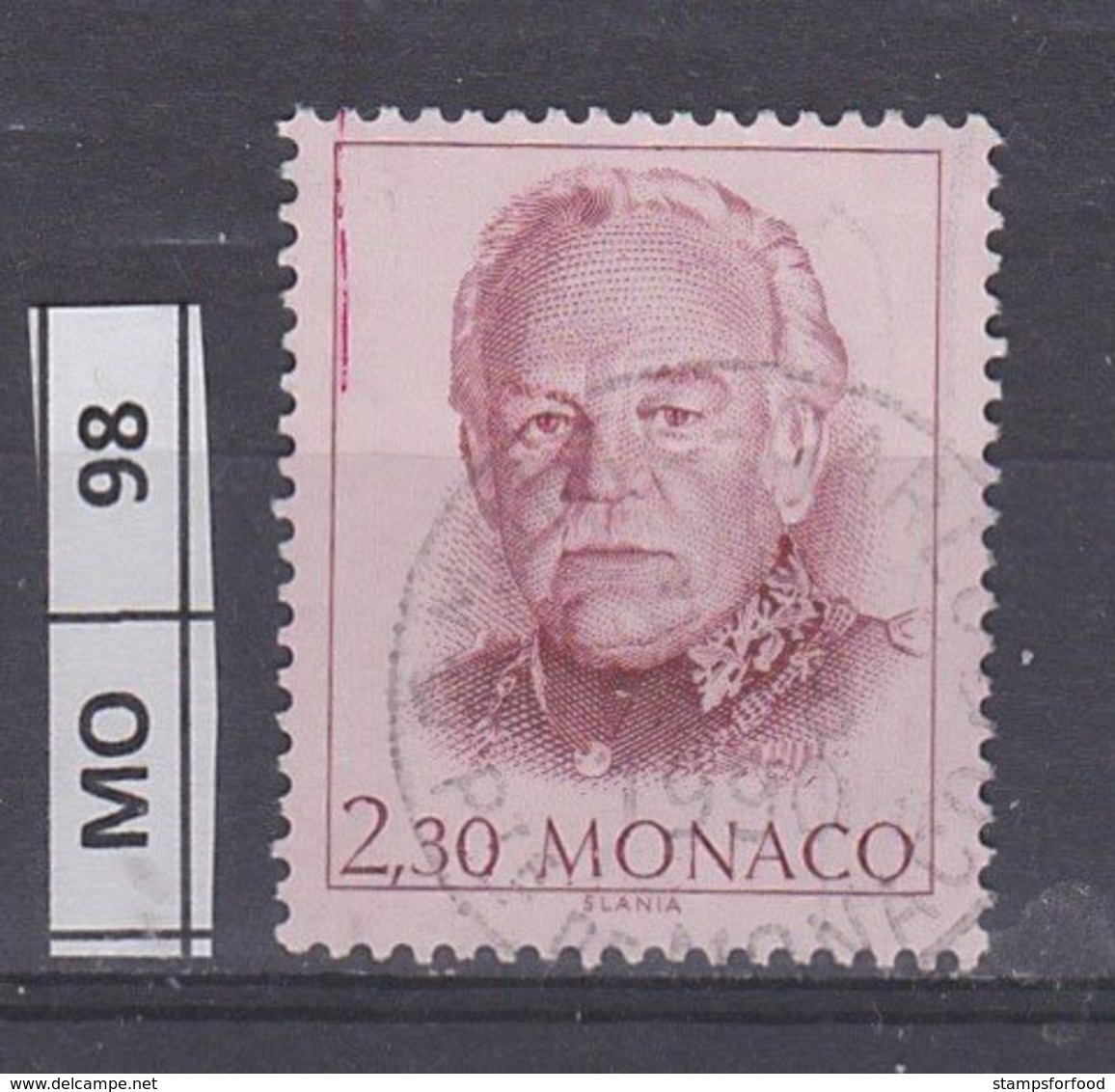 MONACO    1990	Principe Ranieri, 2,30 Usato - Usados