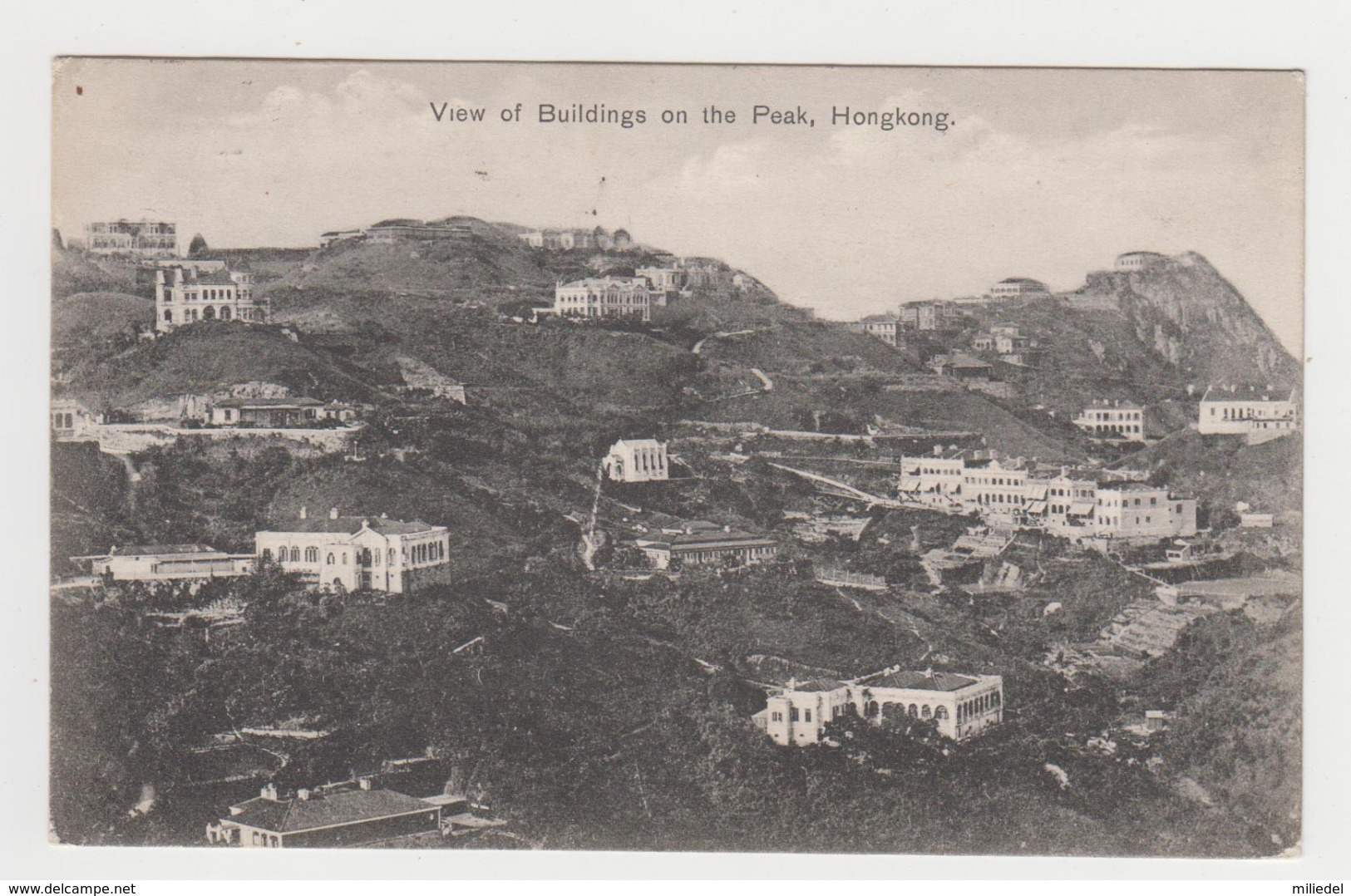 BB205 - CHINE - China - HONG KONG - HONGKONG - View Og Buildings On The Peak - China (Hongkong)