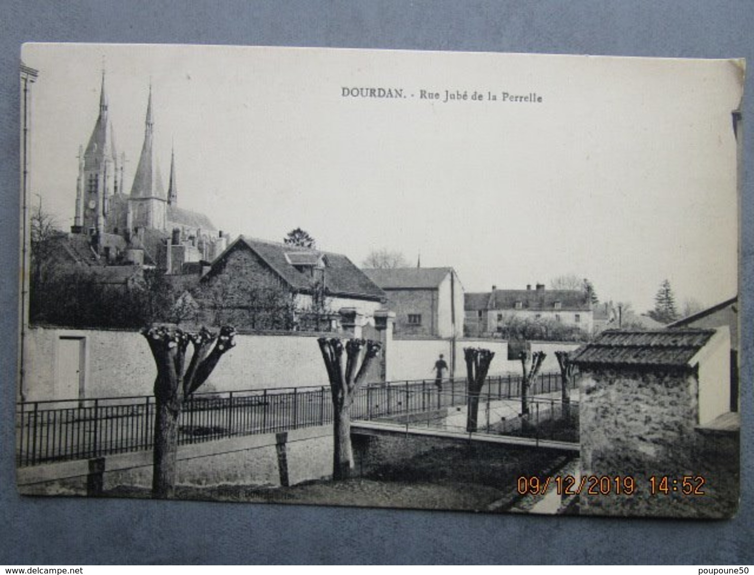 CPA 91 Essonne DOURDAN - La Rue Jubé De La Perrelle Vers 1910 - Dourdan