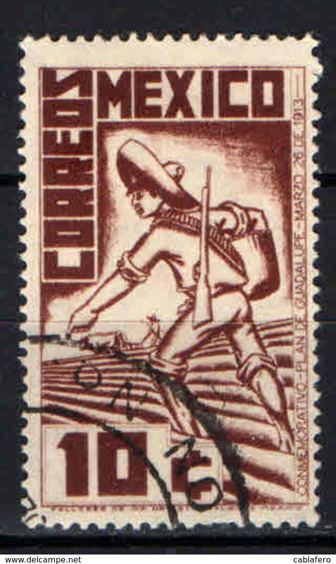 MESSICO - 1938 - Revolutionary Soldier - USATO - Mexico