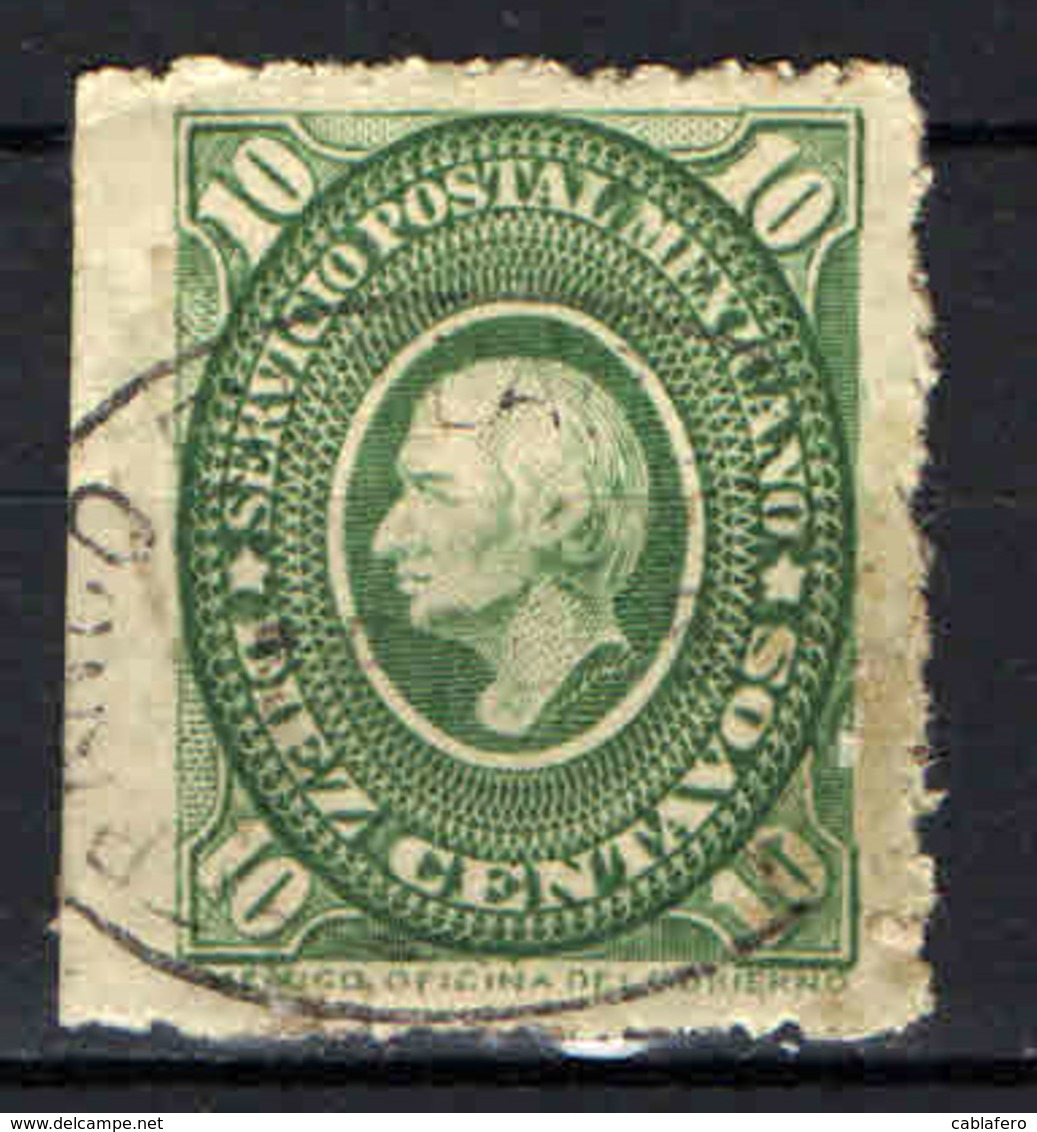 MESSICO - 1884 - HIDALGO - USATO - Messico