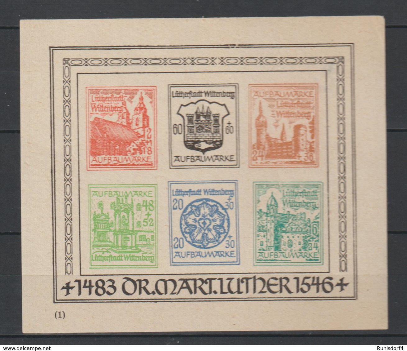 Wittenberg, Block I, ** (MNH) - Sonstige & Ohne Zuordnung