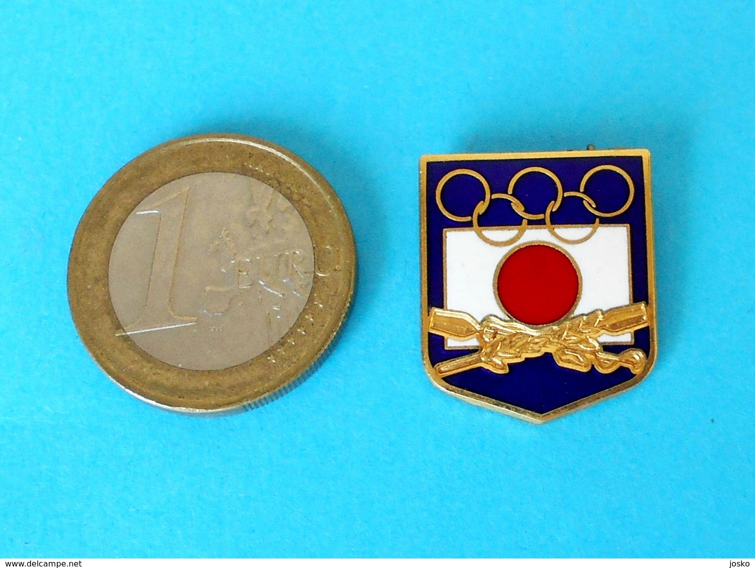 JAPAN NOC - JAPAN ROWING FEDERATION Enamel Olympics Pin * Aviron Rudersport Rudern Rudernd Ruder Remo Remare Canottaggio - Rudersport