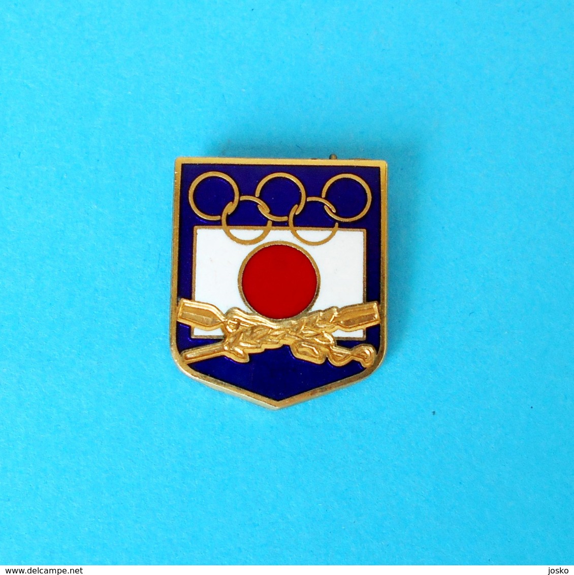 JAPAN NOC - JAPAN ROWING FEDERATION Enamel Olympics Pin * Aviron Rudersport Rudern Rudernd Ruder Remo Remare Canottaggio - Aviron