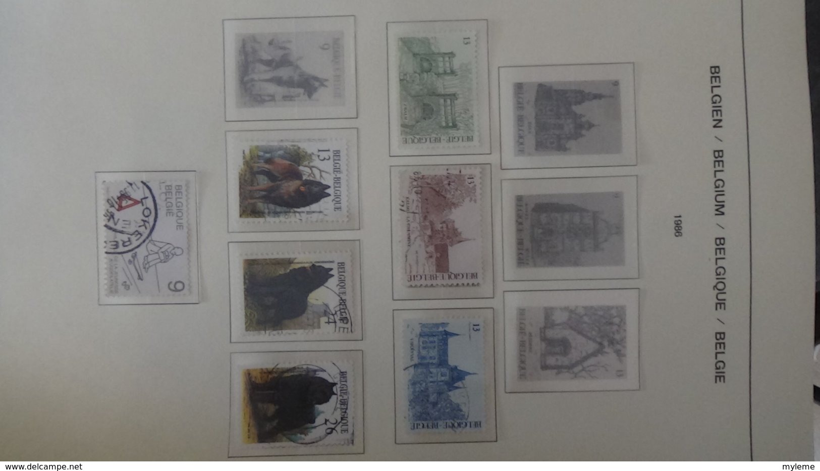 Collection timbres de BELGIQUE Idéal pour thématiques A saisir !!!