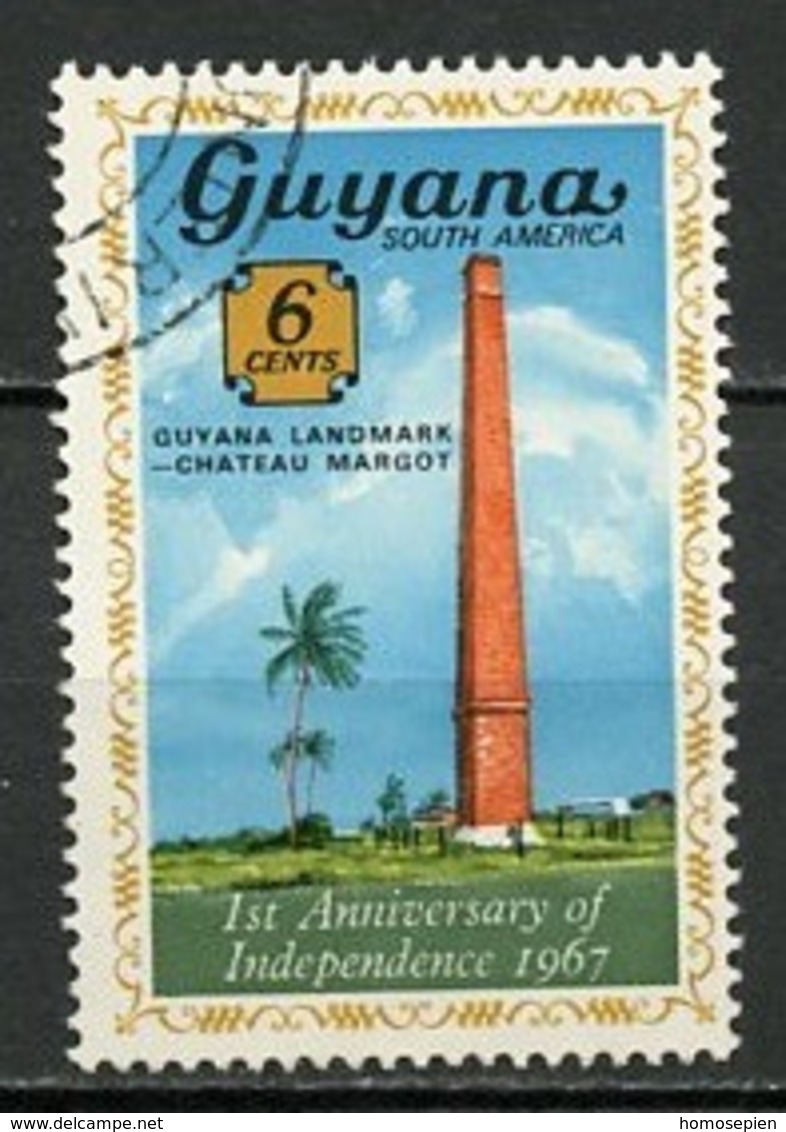 Guyane Britannique - Guyana - Guiana 1967 Y&T N°254 - Michel N°269 (o) - 6c Château Margot - Guyane (1966-...)