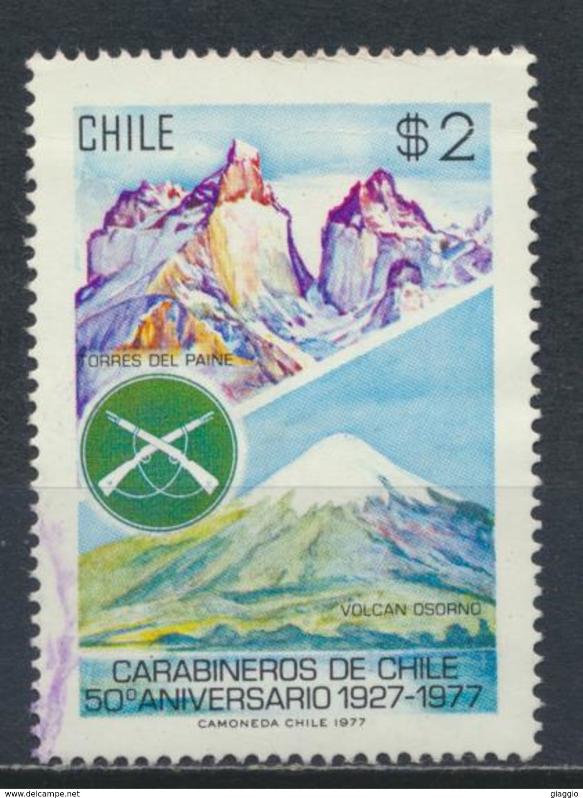 °°° CILE CHILE - Y&T N°484 - 1977 °°° - Cile