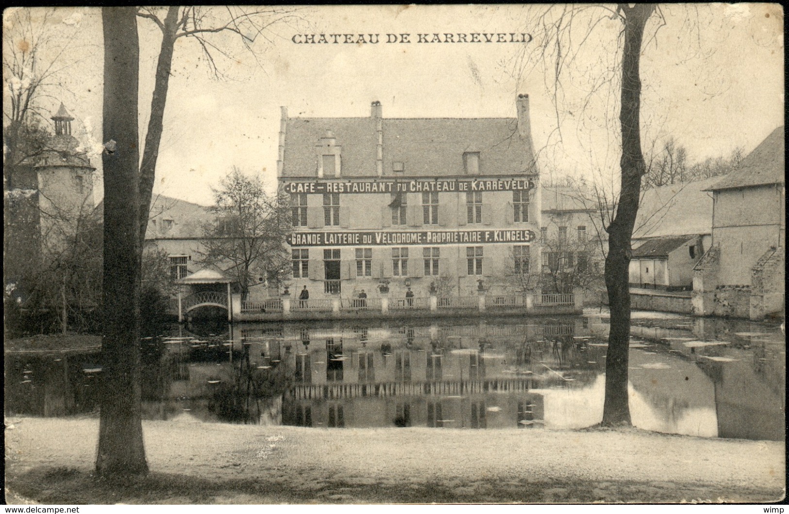 Molenbeek : Château Du Karreveld / Carte Privée " La Grande Laiterie Du Nouveau Vélodrome " - Molenbeek-St-Jean - St-Jans-Molenbeek