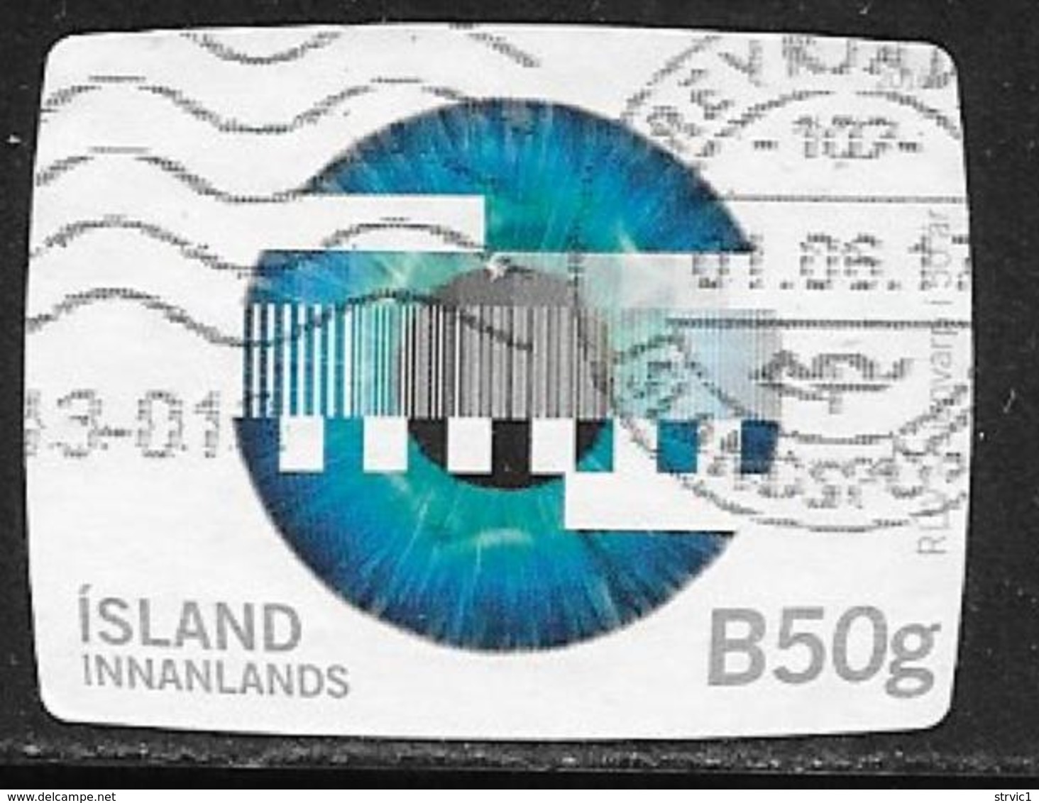 Iceland Scott # 1413 Used Television Network, 2016 - Usati