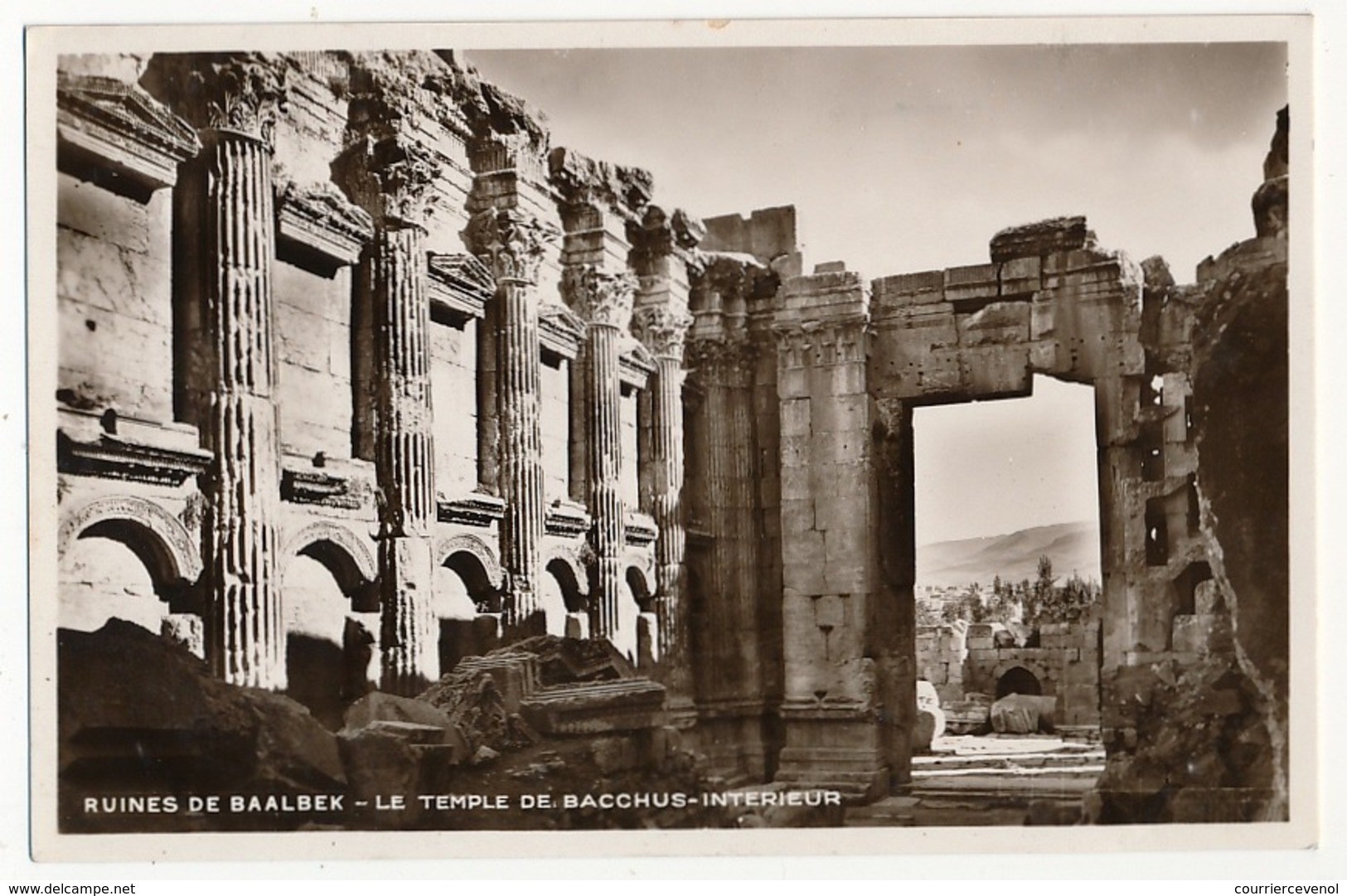 CPSM - BAALBEK (Liban) - Ruines De Baalbek - Le Temple De Bacchus - Intérieur - Libanon