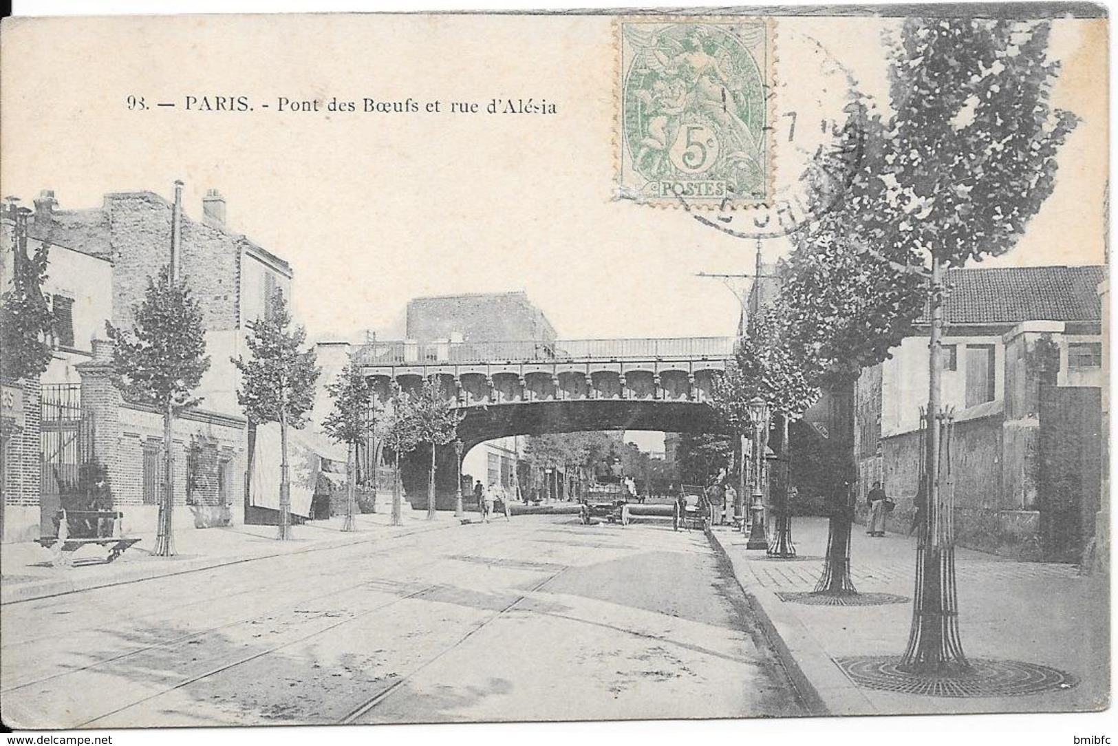 PARIS - Pont Des Boeufs Et Rue D'Alésia - Arrondissement: 14