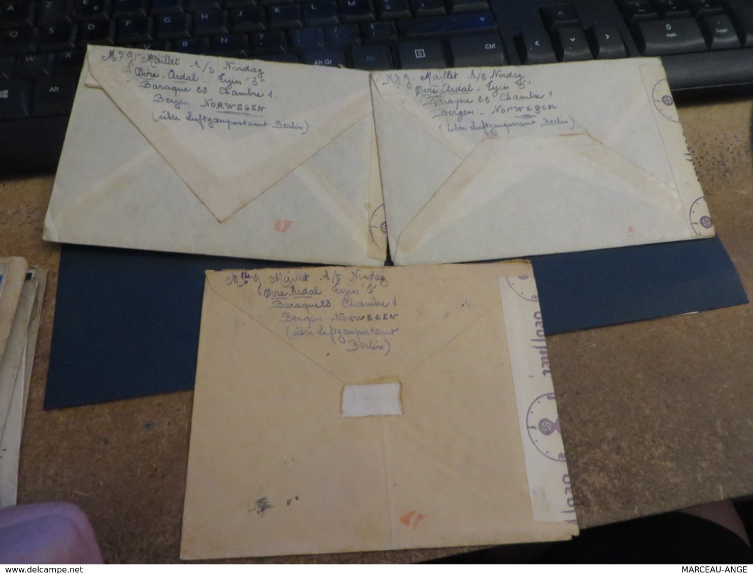 LOT D'ENVIRON 10 lettres de CENSURE 1939/1945 et assimilées guerre ,certaines avec contenue