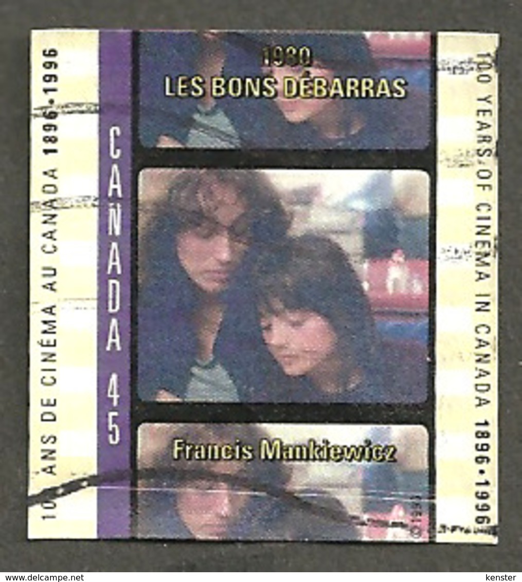 Sc. #1616d Cinema In Canada, Les Bons Debarras Used  1996 K123 - Oblitérés