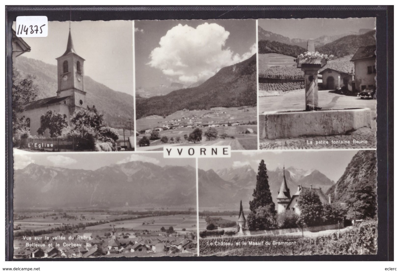 DISTRICT D'AIGLE - YVORNE - TB - Yvorne