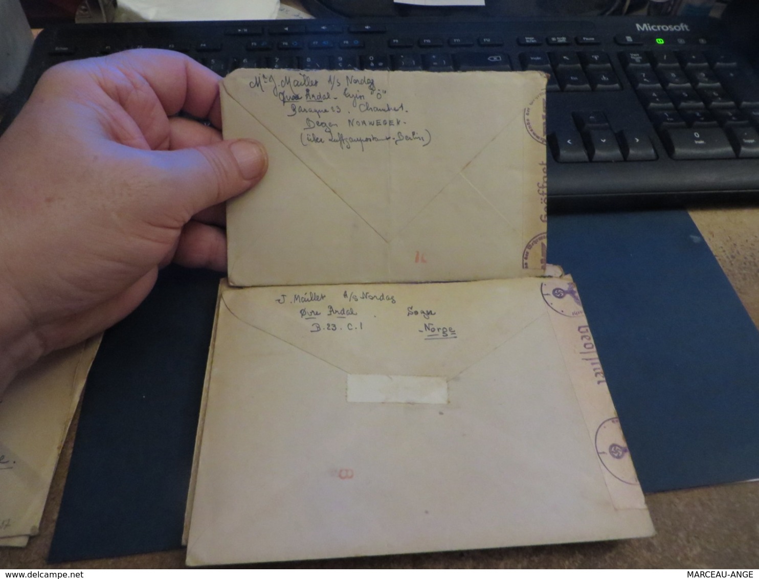 LOT D'ENVIRON 10 lettres MILITARIA, de CENSURE 1939/1945 et assimilées guerre ,certaines avec contenue