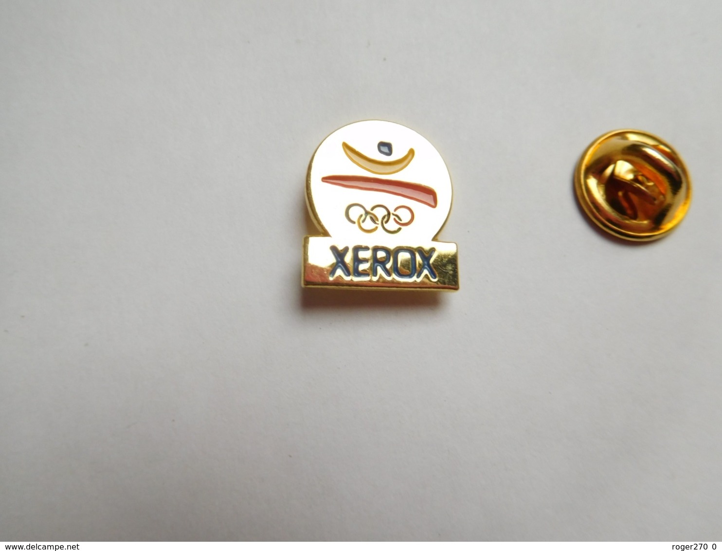 Beau Pin's , JO , Jeux Olympiques  Barcelone 1992 , Informatique Xerox , Rond - Jeux Olympiques