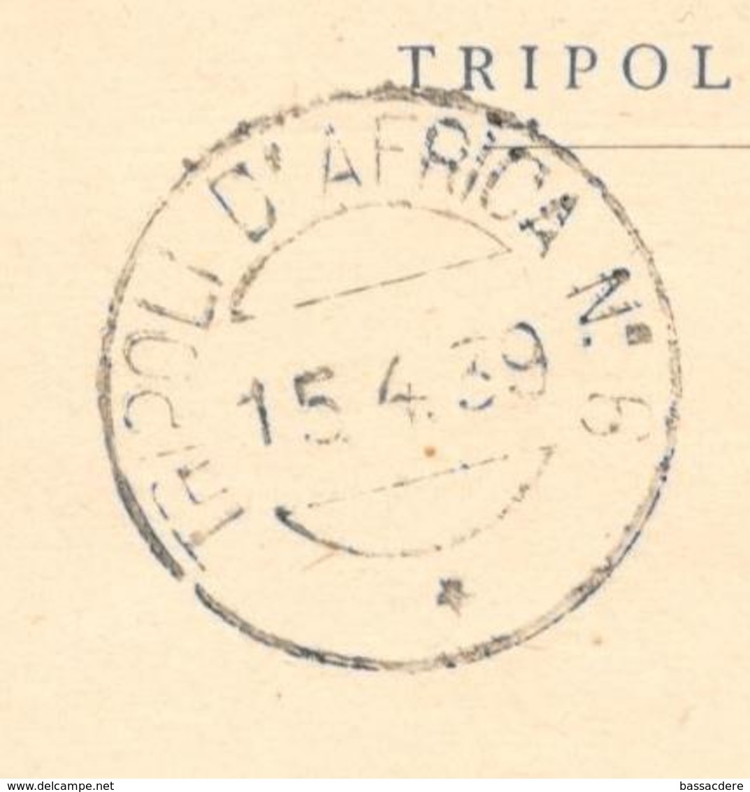 22140 - De TRIPOLI Pour La TUNISIE - Libia