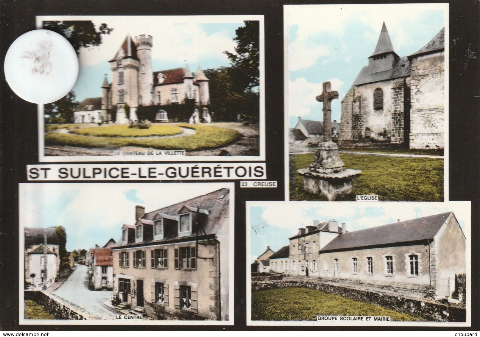 23 - Très Belle Carte Postale Semi Moderne Dentelée De  SAINT SULPICE  LE GUERETOIS   Multi Vues - Autres & Non Classés