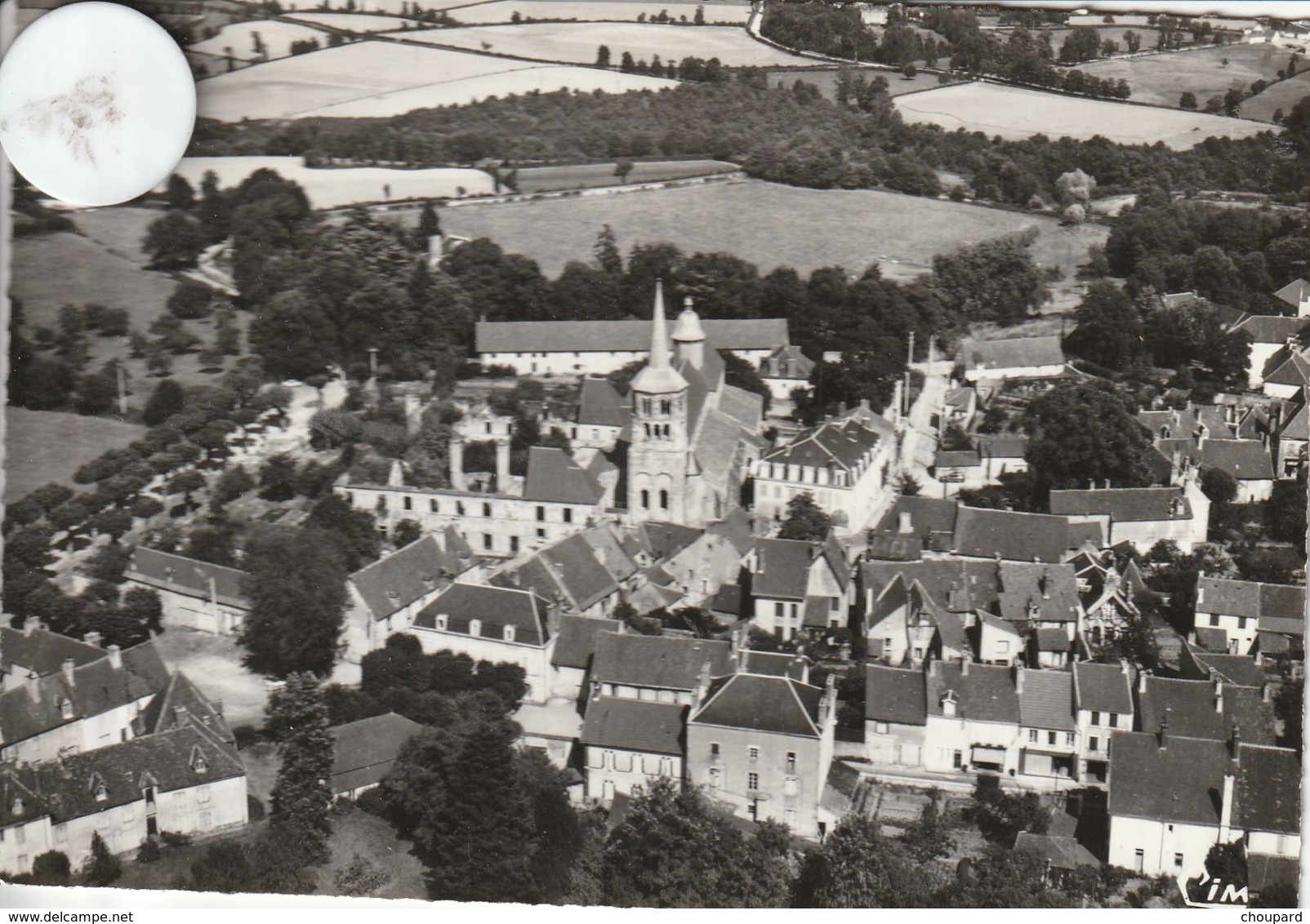 23 - Très Belle Carte Postale Semi Moderne Dentelée De EVAUX LES BAINS  Vue Aérienne - Evaux Les Bains