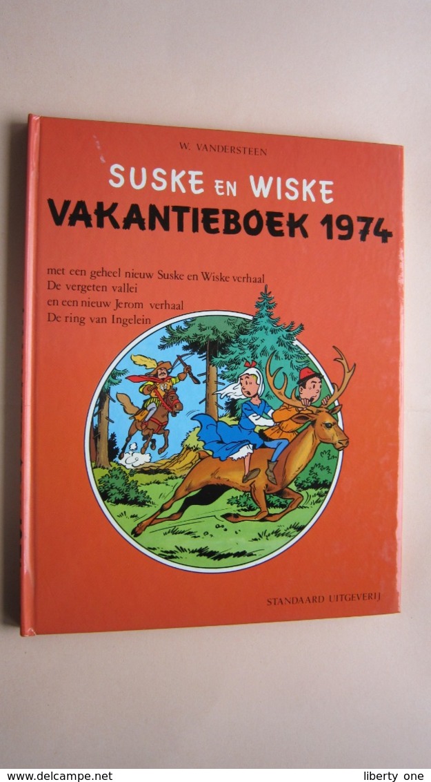 W. VANDERSTEEN Suske En Wiske VAKANTIEBOEK 1974 ( Standaard Uitgeverij ) NIEUWSTAAT ( Zie Foto's ) ! - Suske & Wiske
