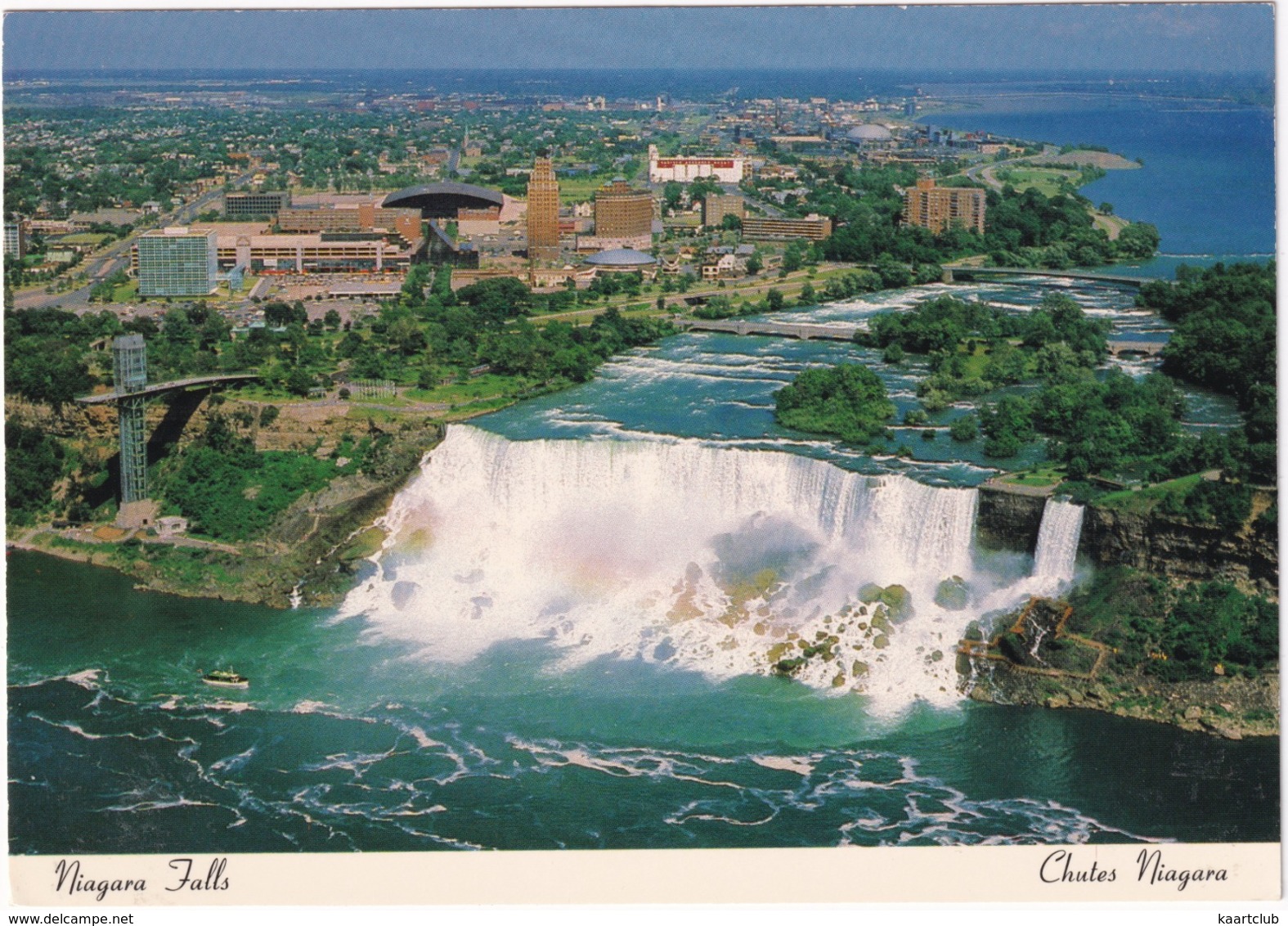 Niagara Falls - Niagara Chutes  -  Aerial View / Perspective Aérienne - (Canada) - Niagara Falls