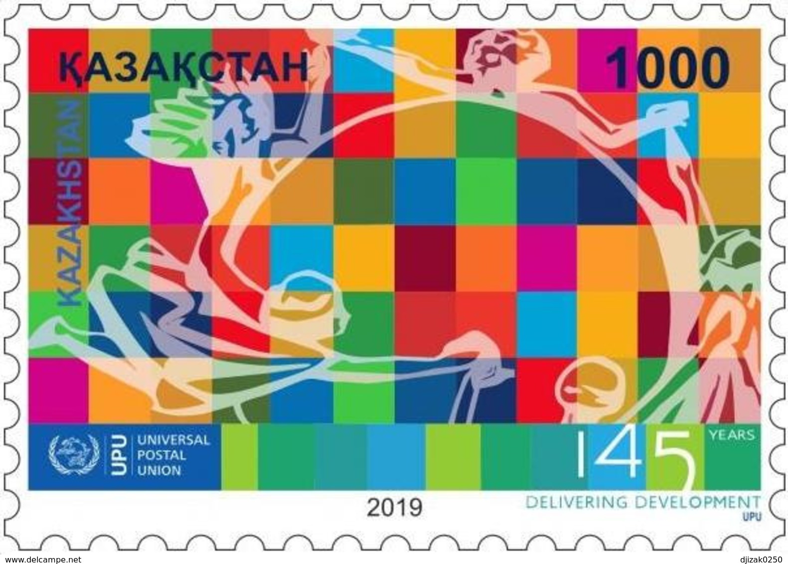 Kazakhstan 2019.UPU 145 Years.New!!! - U.P.U.