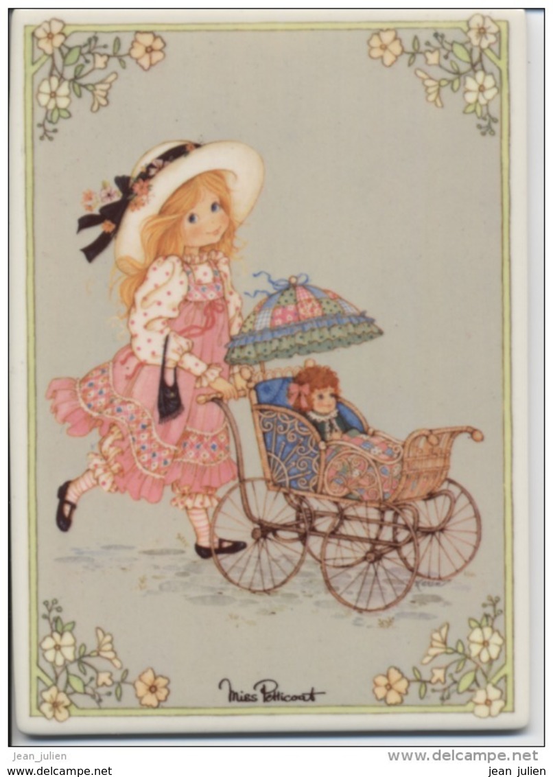 VILLEROY Et BOCH - CARTE CERAMIQUE -  CERAM CARD - " Miss Petticoat - Véritable Carrelage Décoré - Autres & Non Classés