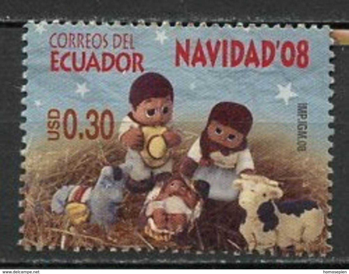 Equateur - Ecuador 2008 Y&T N°2114 - Michel N°(?) (o) - 0,30u Noël - Equateur