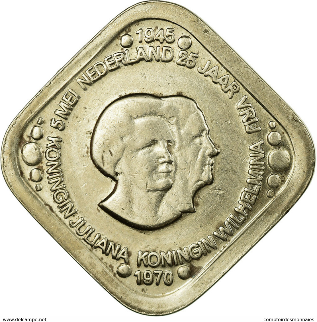 Monnaie, Pays-Bas, Beatrix, 5 Cents, 1970, TTB, Copper-Nickel-Zinc, KM:8 - 1948-1980 : Juliana