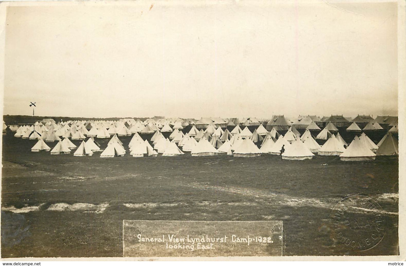 LYNDHURST CAMP 1922 Général View, Looking East.(carte Photo). - Sonstige & Ohne Zuordnung