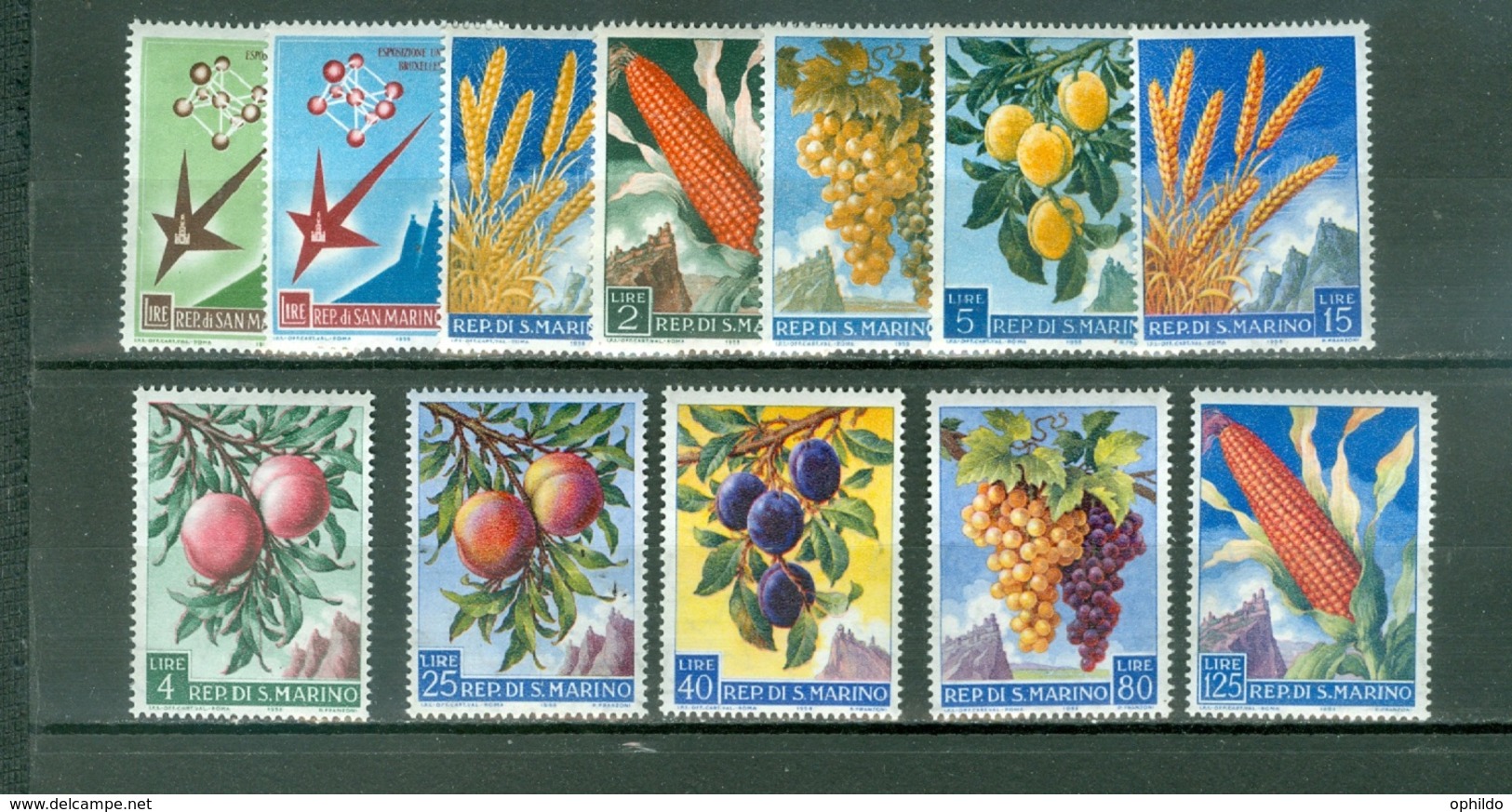 Saint-Marin   Yvert  447/448  Et 449/458     * *  TB - Unused Stamps